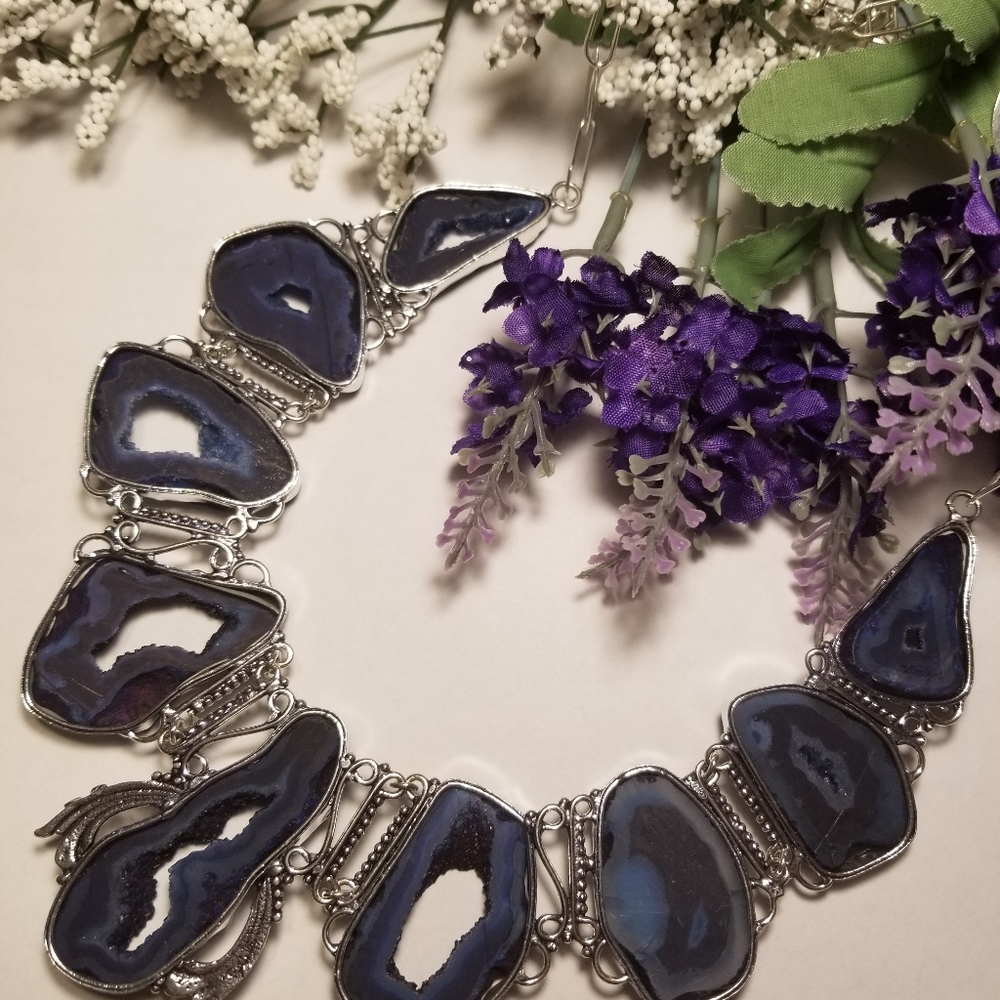 Batswana Agate 925 Statement Piece - image 8